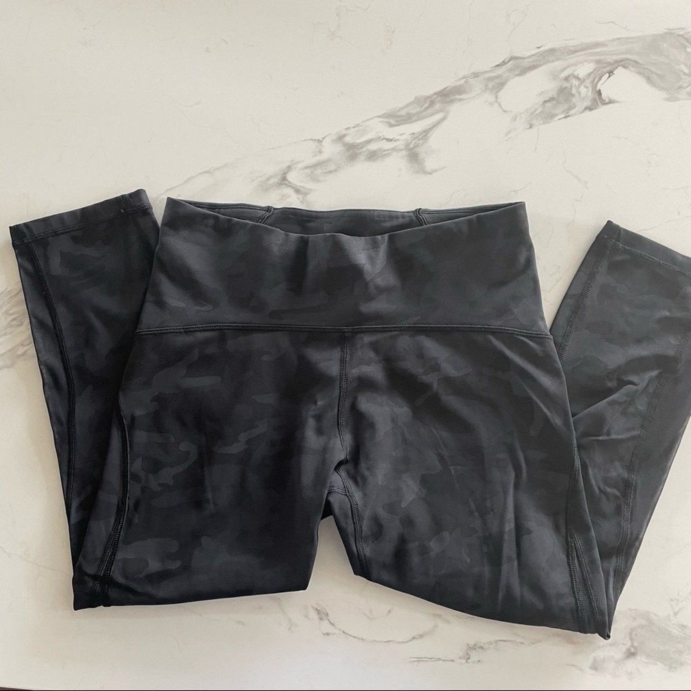 Lululemon Train Times Crop 21” Camo